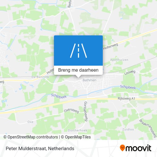 Peter Mulderstraat kaart
