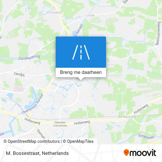 M. Bossestraat kaart