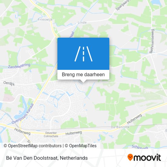 Bé Van Den Doolstraat kaart