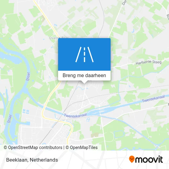 Beeklaan kaart