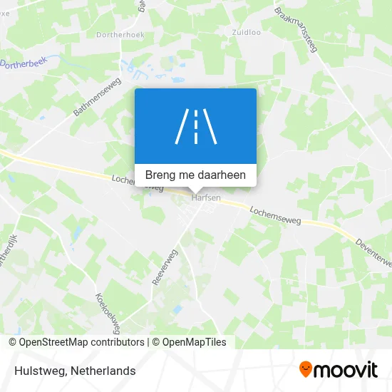 Hulstweg kaart