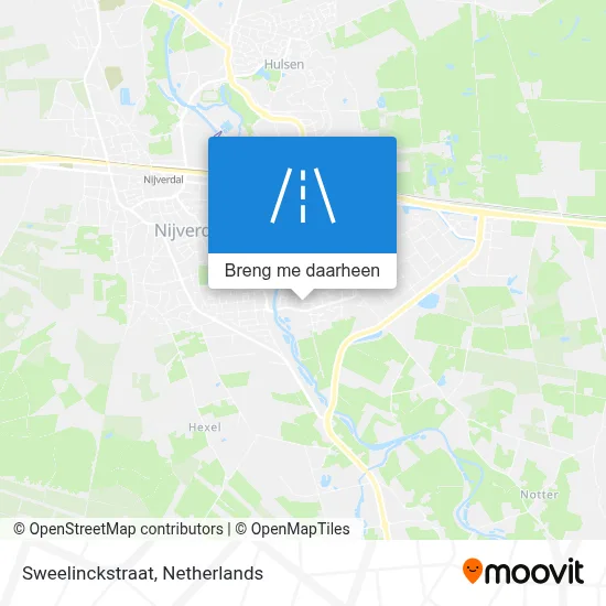 Sweelinckstraat kaart