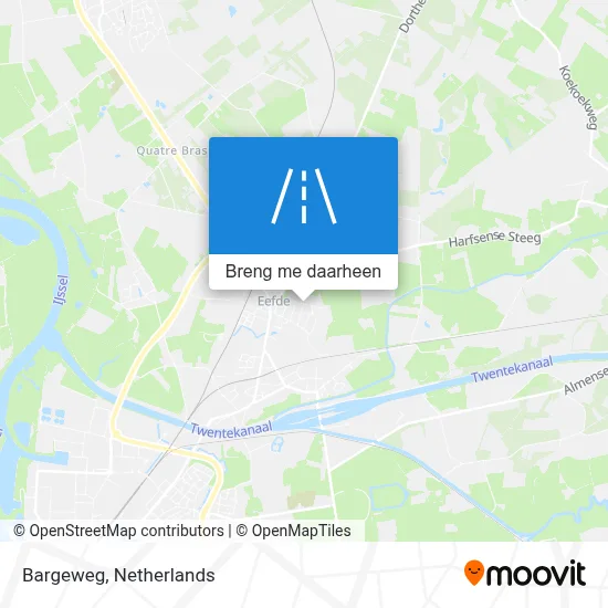 Bargeweg kaart
