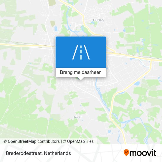 Brederodestraat kaart