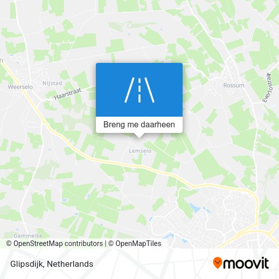 Glipsdijk kaart