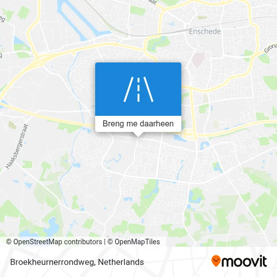 Broekheurnerrondweg kaart