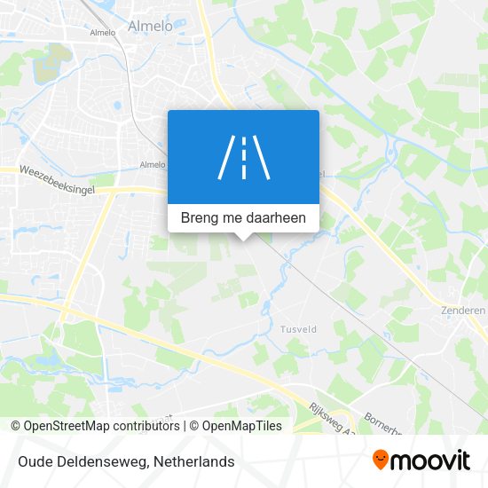 Oude Deldenseweg kaart