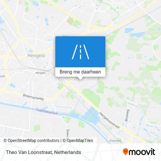 Theo Van Loonstraat kaart