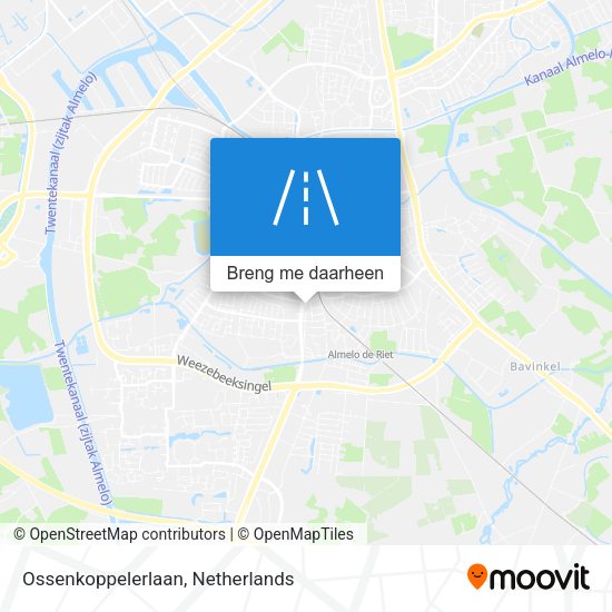 Ossenkoppelerlaan kaart