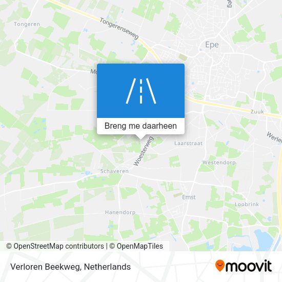 Verloren Beekweg kaart