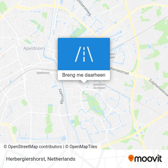 Herbergiershorst kaart