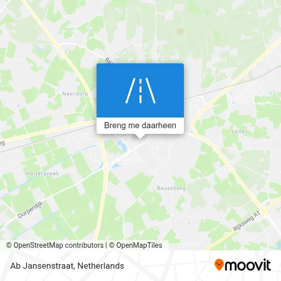 Ab Jansenstraat kaart