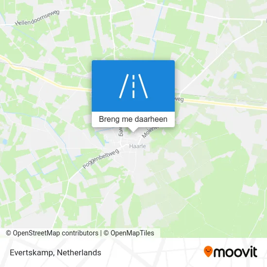 Evertskamp kaart