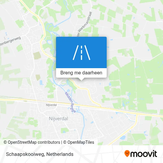 Schaapskooiweg kaart