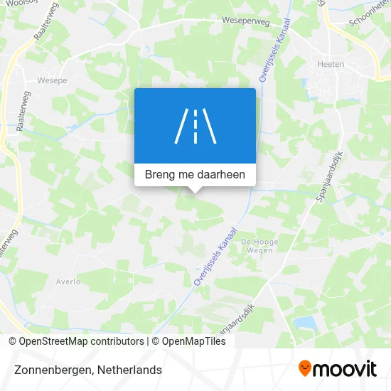 Zonnenbergen kaart