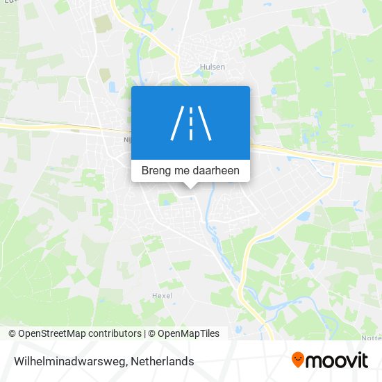 Wilhelminadwarsweg kaart