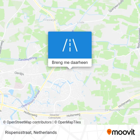 Rispensstraat kaart