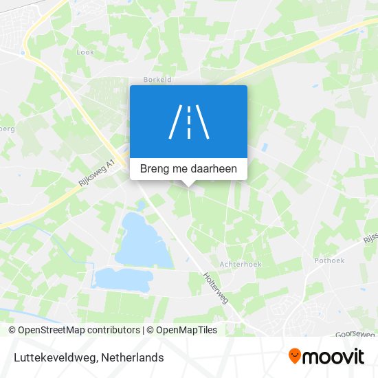 Luttekeveldweg kaart