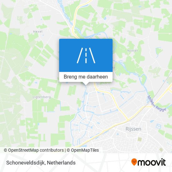 Schoneveldsdijk kaart