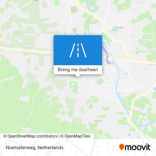 Noetselerweg kaart