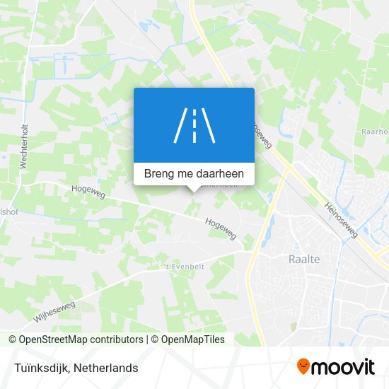 Tuïnksdijk kaart