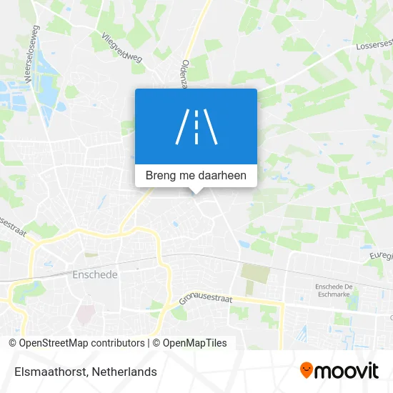 Elsmaathorst kaart