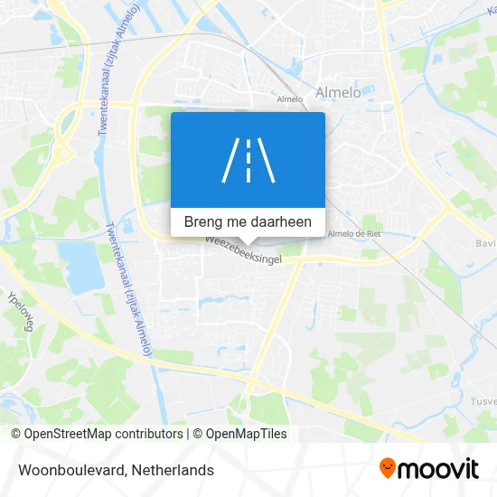 Woonboulevard kaart