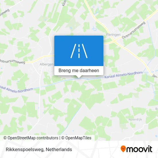 Rikkenspoelsweg kaart
