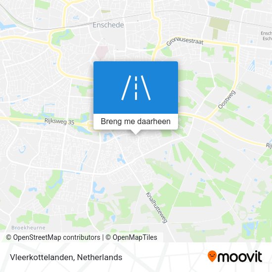Vleerkottelanden kaart