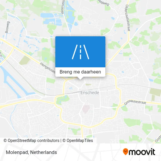 Molenpad kaart