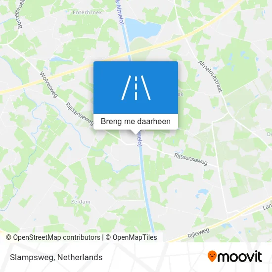 Slampsweg kaart