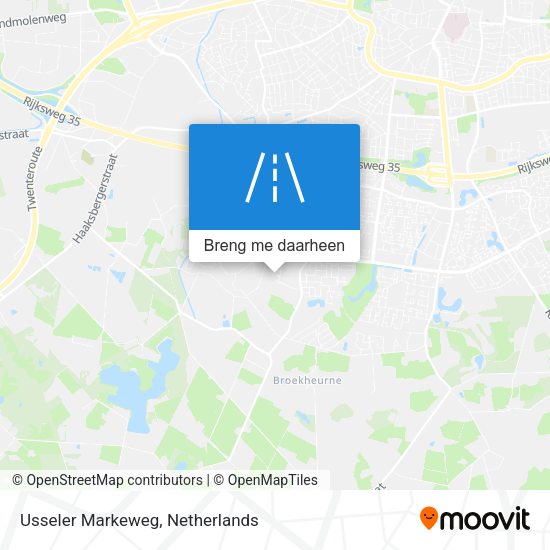 Usseler Markeweg kaart