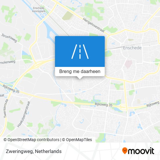 Zweringweg kaart