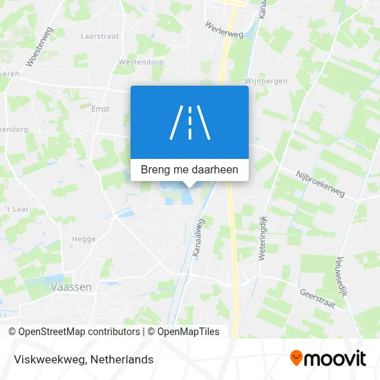 Viskweekweg kaart