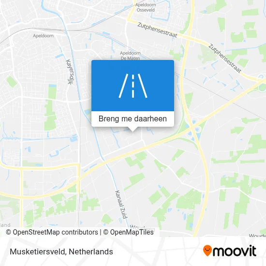 Musketiersveld kaart