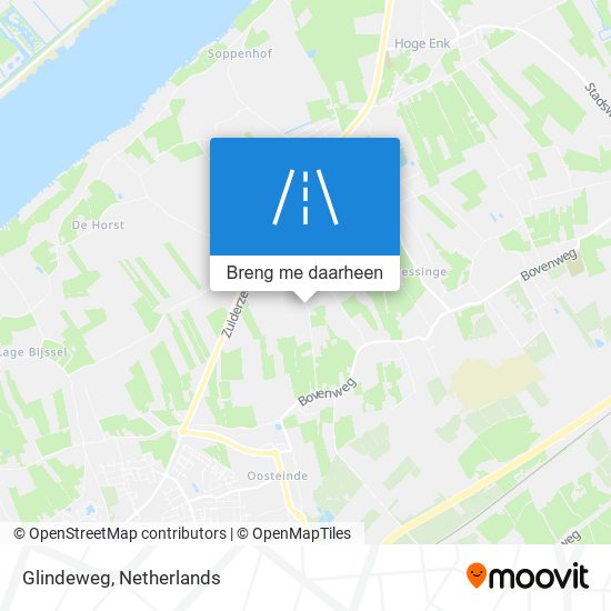 Glindeweg kaart