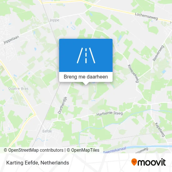 Karting Eefde kaart