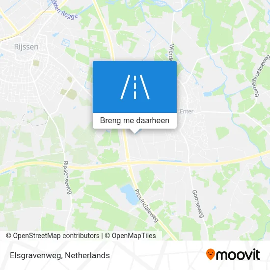 Elsgravenweg kaart