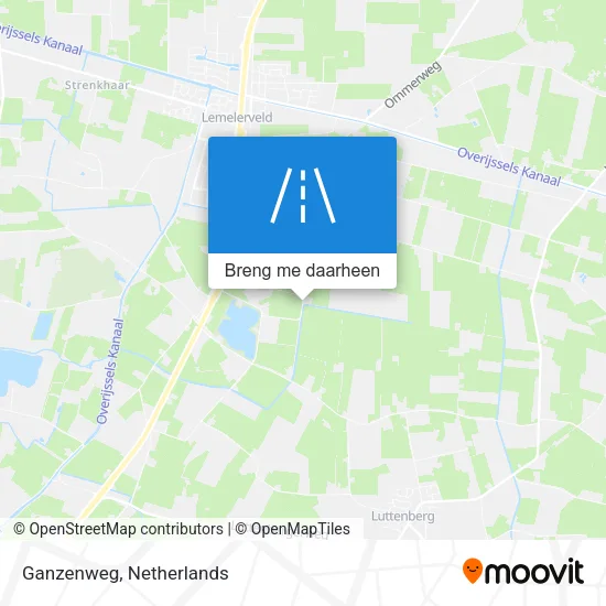 Ganzenweg kaart