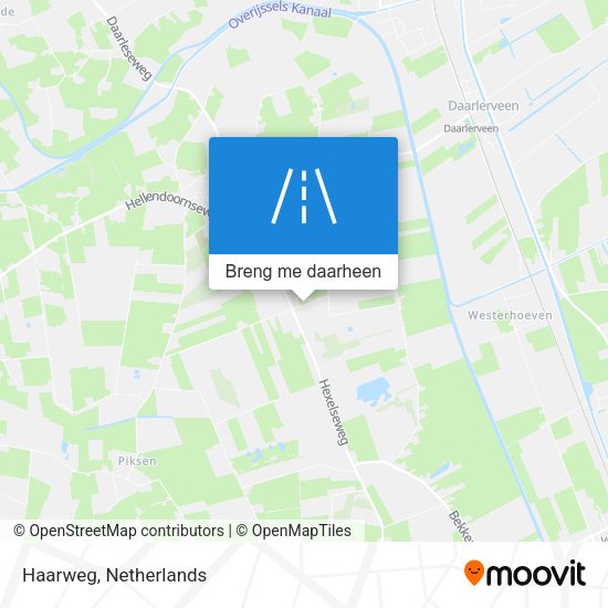 Haarweg kaart