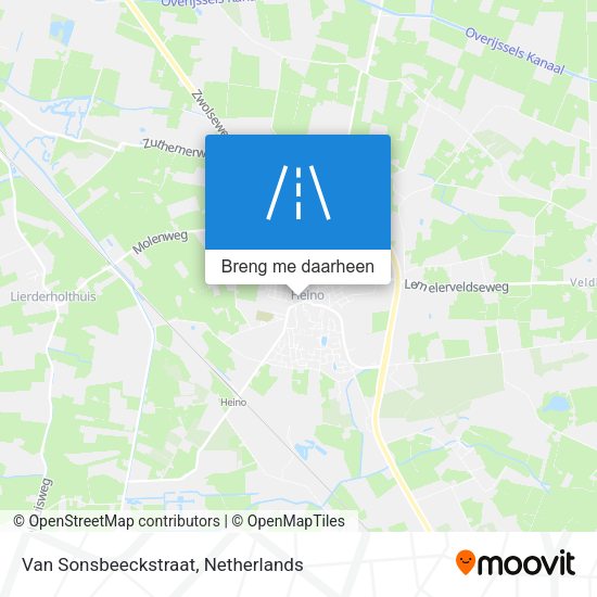 Van Sonsbeeckstraat kaart