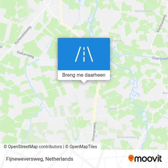 Fijneweversweg kaart