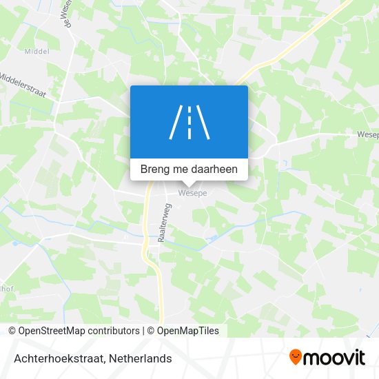 Achterhoekstraat kaart