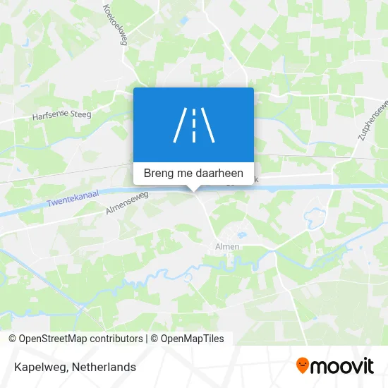 Kapelweg kaart