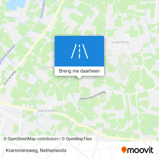 Krammersweg kaart
