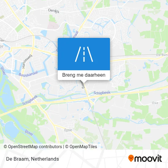 De Braam kaart