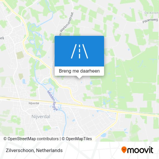 Zilverschoon kaart