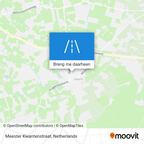 Meester Kwantenstraat kaart