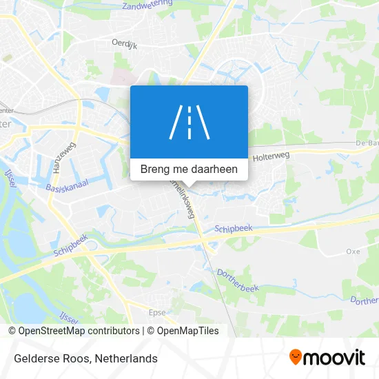 Gelderse Roos kaart
