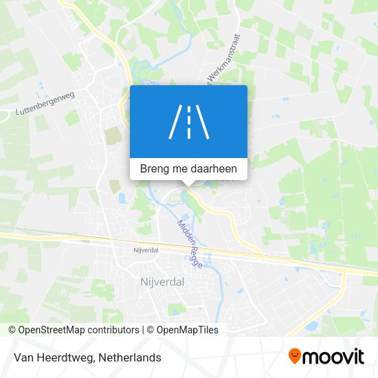 Van Heerdtweg kaart